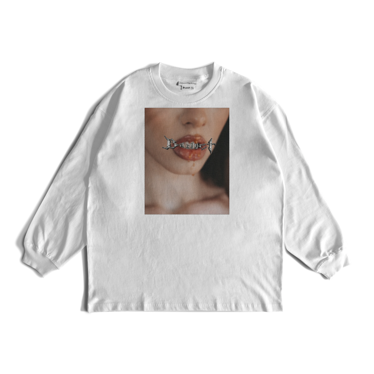 Bullet bloody long-sleeve - white